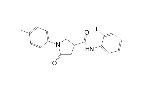 3-pyrrolidinecarboxamide, N-(2-iodophenyl)-1-(4-methylphenyl)-5-oxo-