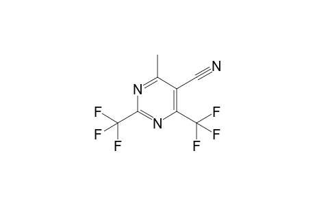 4-Methyl-2,6-bis(trifluoromethyl)pyrimidine-5-carbonitrile