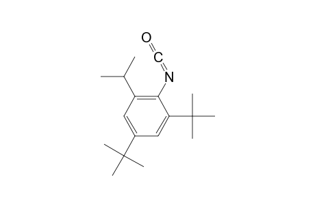Benzene, 1,5-bis(1,1-dimethylethyl)-2-isocyanato-3-(1-methylethyl)-