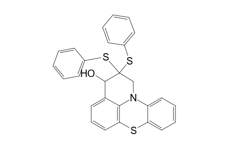 1H-Pyrido[3,2,1-kl]phenothiazin-3-ol, 2,3-dihydro-2,2-bis(phenylthio)-