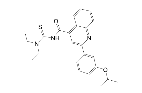 N,N-diethyl-N'-{[2-(3-isopropoxyphenyl)-4-quinolinyl]carbonyl}thiourea