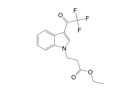 N-(2-ETHOXYCARBONYLETHYL)-3-(TRIFLUOROACETYL)-INDOLE