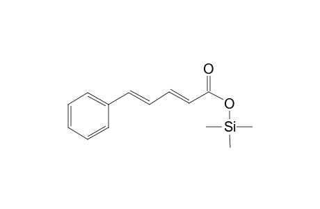 Penta-2,4-dienoic acid <5-phenyl->, mono-TMS