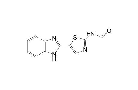 5-(1H-benzimidazol-2-yl)-1,3-thiazol-2-ylformamide