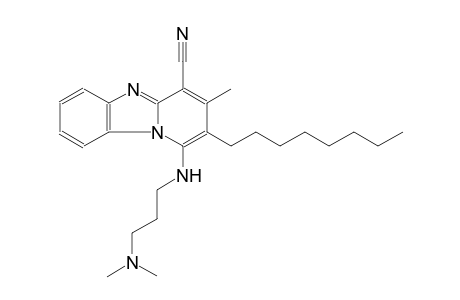 1-{[3-(dimethylamino)propyl]amino}-3-methyl-2-octylpyrido[1,2-a]benzimidazole-4-carbonitrile