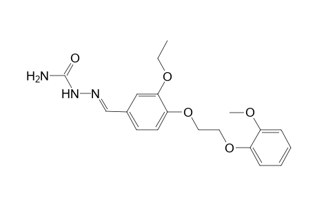 1-[(E)-[3-ethoxy-4-[2-(2-methoxyphenoxy)ethoxy]phenyl]methylideneamino]urea