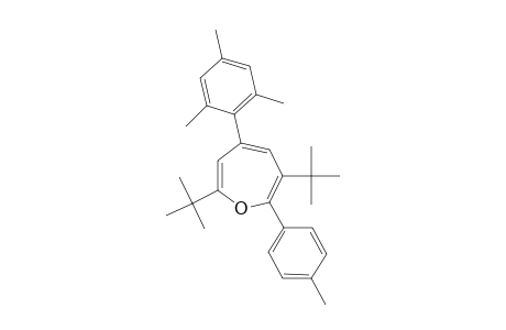 7-Tolyl-2,6-di-tert-butyl-4-mesityl-oxepin