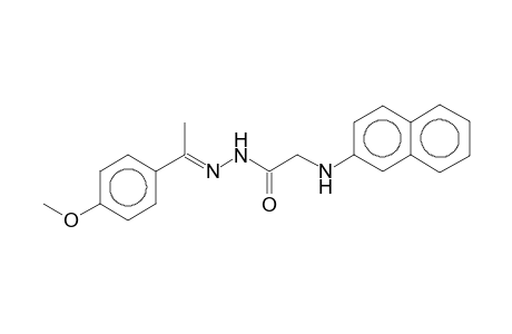 N'-[(E)-1-(4-Methoxyphenyl)ethylidene]-2-(2-naphthylamino)acetohydrazide