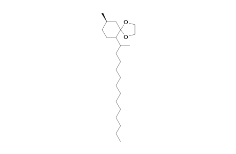 1-Ethylenedioxy-2-(1-methyltridecyl)-5-methylcyclohexane
