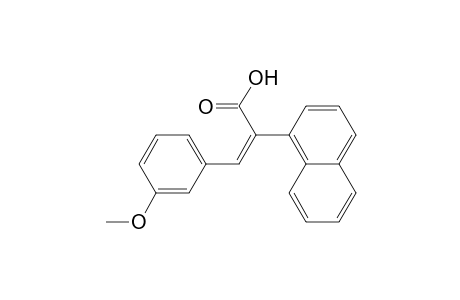 3-(m-Methoxyphenyl)-2-(1-naphthyl)propenoic acid