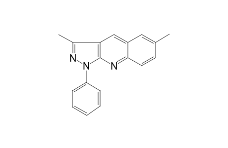 1H-Pyrazolo[3,4-b]quinoline, 3,6-dimethyl-1-phenyl-