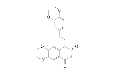 1,3(2H,4H)-Isoquinolinedione, 6,7-dimethoxy-4-[2-(3,4-dimethoxyphenyl)ethyl]-