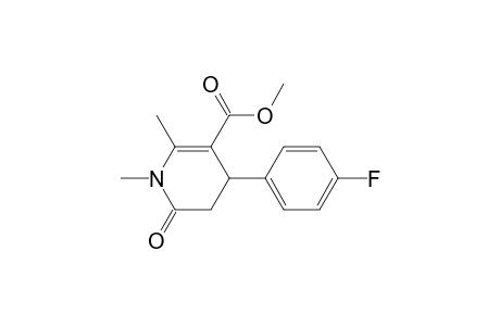 3-Pyridinecarboxylic acid, 4-(4-fluorophenyl)-1,4,5,6-tetrahydro-1,2-dimethyl-6-oxo-, methyl ester