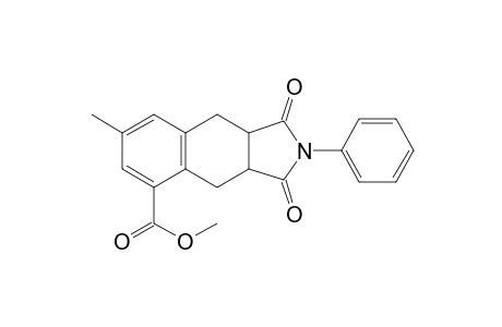 methyl 6-methyl-11,13-dioxo-12-pheny-12-aza-tricyclo[8.3.0.0(3,8)]tridec-3(8),4,6-trien-4-carboxylate