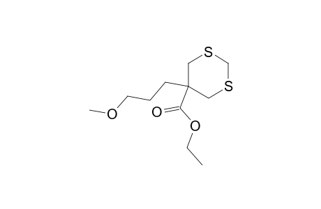 1,3-Dithiane-5-carboxylic acid, 5-(3-methoxypropyl)-, ethyl ester