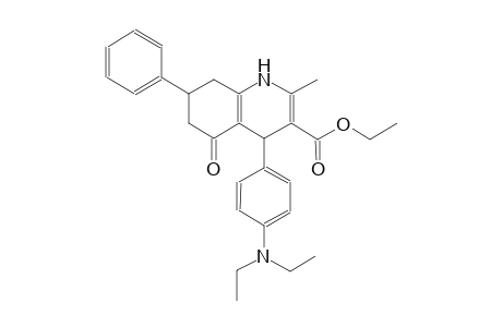 3-quinolinecarboxylic acid, 4-[4-(diethylamino)phenyl]-1,4,5,6,7,8-hexahydro-2-methyl-5-oxo-7-phenyl-, ethyl ester