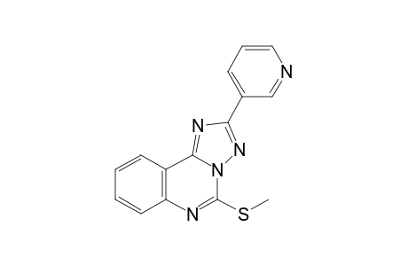 5-(methylthio)-2-(3-pyridinyl)-[1,2,4]triazolo[1,5-c]quinazoline
