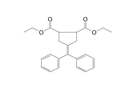 Diethyl 4-(diphenylmethylene)-1,2-cyclopentanedicarboxylate