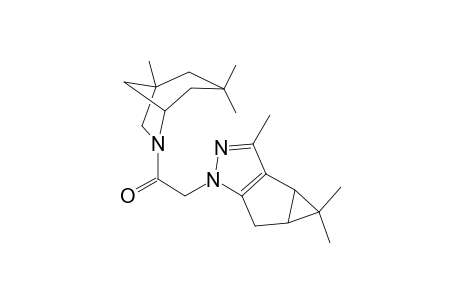 Ethanone, 2-(3b,4,4a,5-tetrahydro-3,4,4-trimethyl-1H-cyclopropa[3,4]cyclopenta[1,2-c]-1-pyrazolyl)-1-(1,3,3-trimethyl-6-azabicyclo[3.2.1]oct-6-yl)-