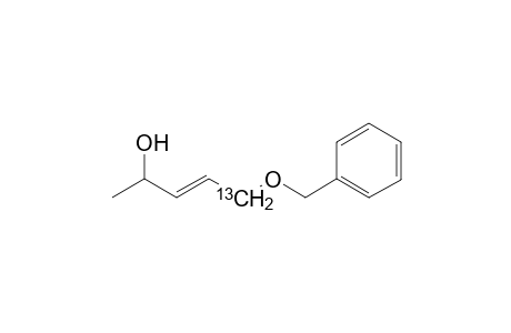 [5-13C]-(E)-5-(benzyloxy)pent-3-en-2-ol