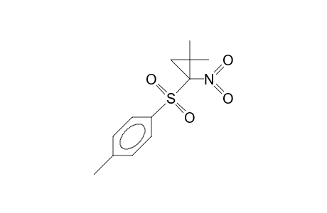 (2,2-Dimethyl-1-nitro-cyclopropyl)sulfonyl-4-methyl-benzene