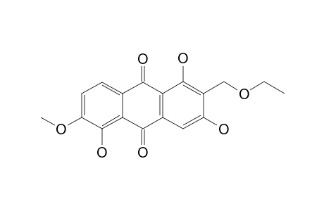2-ETHOXYMETHYL-KNOXIAVALEDIN;2-ETHOXYMETHYL-6-METHOXY-1,3,5-TRIHYDROXY-9,10-ANTHRAQUINONE