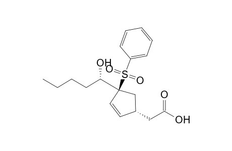 (1S*,4S*)-[4-benzenesulfonyl-4-{(S*)-1-hydroxypentyl}-2-cyclopenten-1-yl]acetic acid