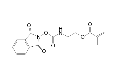 2-Propenoic acid, 2-methyl-, 2-[[[(1,3-dihydro-1,3-dioxo-2H-isoindol-2-yl)oxy]carbonyl]amino]ethyl ester