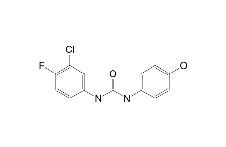1-(3-chloro-4-fluorophenyl)-3-(4-hydroxyphenyl)urea