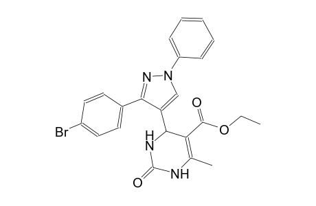 5-pyrimidinecarboxylic acid, 4-[3-(4-bromophenyl)-1-phenyl-1H-pyrazol-4-yl]-1,2,3,4-tetrahydro-6-methyl-2-oxo-, ethyl ester