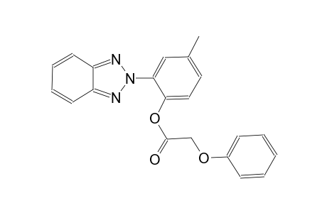 2-(2H-1,2,3-benzotriazol-2-yl)-4-methylphenyl phenoxyacetate