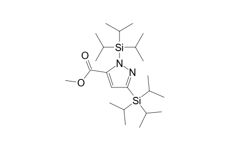 2,5-bis(triisopropylsilyl)pyrazole-3-carboxylic acid methyl ester