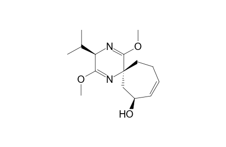(2R,5S,3'S)-2,5-Dihydro-3,6-dimethoxy-2-isopropylpyrazine-5-spiro(3-hydroxy-4-cycloheptene)