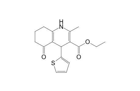 2-Methyl-5-oxo-4-thiophen-2-yl-4,6,7,8-tetrahydro-1H-quinoline-3-carboxylic acid ethyl ester