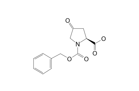 N-Carbobenzyloxy-4-keto-L-proline