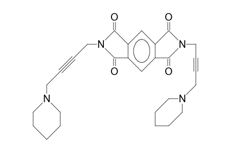 N,N'-Bis(4-[1'-piperidinyl]-2-butynyl)-pyromellitic diimide