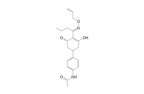 Acetamide, N-[4-[3-hydroxy-5-oxo-4-[1-[(2-propenyloxy)imino]butyl]-3-cyclohexen-1-yl]phenyl]-