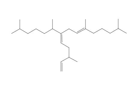 (6E,9E)-2,6,10,14-tetramethyl-9-(3-methylpent-4-en-1-ylidene)pentadec-6-ene