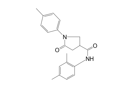 N-(2,4-dimethylphenyl)-1-(4-methylphenyl)-5-oxo-3-pyrrolidinecarboxamide