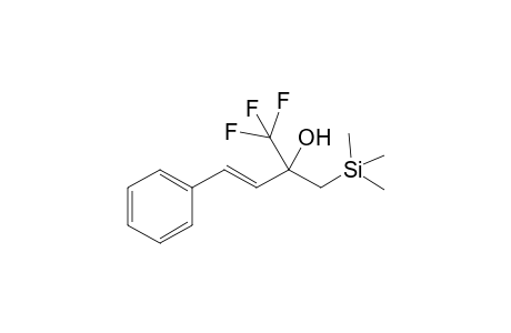 (E)-1,1,1-Trifluoro-4-phenyl-2-((trimethylsilyl)methyl)but-3-en-2-ol