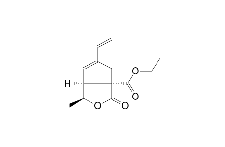 1-ETHOXYCARBONYL-4-METHYL-7-VINYL-3-OXABICYCLO[3.3.0]-6-OCTEN-2-ONE