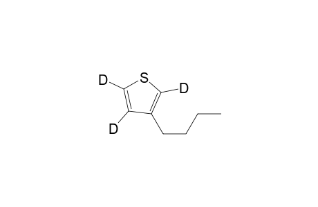 2,4,5-trideutero-3-n-butylthiophene