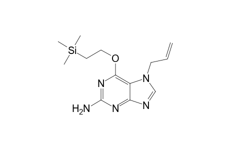 2-Amino-7-allyl-6-( trimethylsilylethoxy)purine