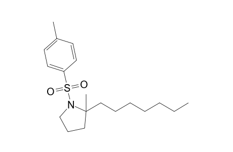 1-(Toluene-4-sulfonyl)-2-methyl-2-heptylpyrrolidine