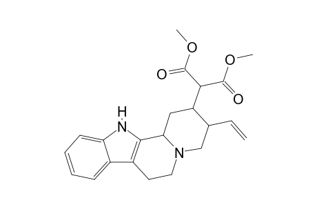 2-(3-vinyl-1,2,3,4,6,7,12,12b-octahydropyrido[2,1-a]$b-carbolin-2-yl)malonic acid dimethyl ester