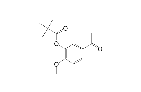 Acetoisovanillone, trimethylacetate