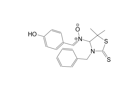 3-benzyl-4-[(Z)-(4-hydroxybenzylidene)(oxido)amino]-5,5-dimethyl-1,3-thiazolidine-2-thione