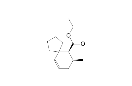 rel-(6S,7S)-7-methylspiro[4.5]dec-9-ene-6-carboxylic acid ethyl ester