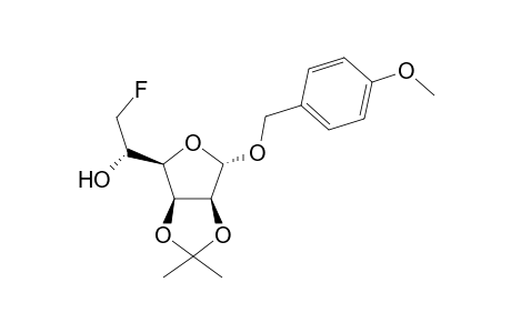 p-Methoxybenzyl 6-Deoxy-6-fluoro-2,3-O-isopropylidene-a-D-mannofuranoside