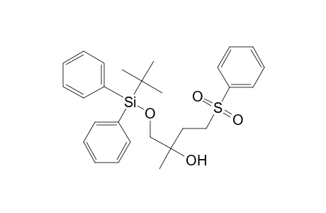 2-Butanol, 1-[[(1,1-dimethylethyl)diphenylsilyl]oxy]-2-methyl-4-(phenylsulfonyl)-, (.+-.)-